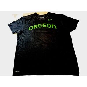 Nike Dri Fit Oregon Ducks T-Shirt‎ Men's 2XL Short Sleeve Black 561416-EV2